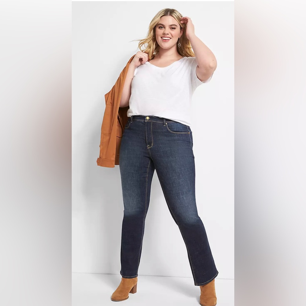 Seven7 and Lane Bryant Bootcut Dark Wash Jeans size 18